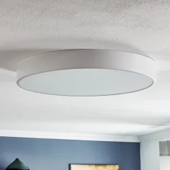 TEMAR LIGHTING Cleo taklampe, Ø 60 cm, IP20, hvit, metall, E27 Best