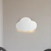 TK Lighting Cloud vegglampe, hvit, stål, indirekte lys, 38 x 27 cm Outlet