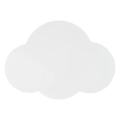 TK Lighting Cloud vegglampe, hvit, stål, indirekte lys, 38 x 27 cm Outlet