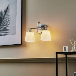 FEISS Concord – bad- og speillampe med 2 lyskilder| Vegglamper