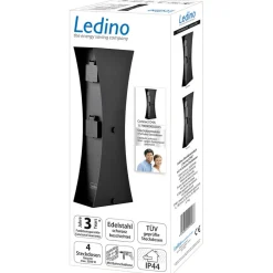 Ledino Connect D4 stikkontaktsøyle, svart Sale