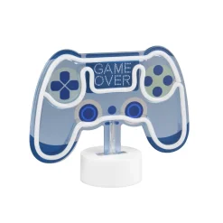 Reality Leuchten Control LED-bordlampe, blå, bredde 22,8 cm, plast| Dekorasjonsbelysning