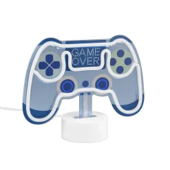 Reality Leuchten Control LED-bordlampe, blå, bredde 22,8 cm, plast| Dekorasjonsbelysning