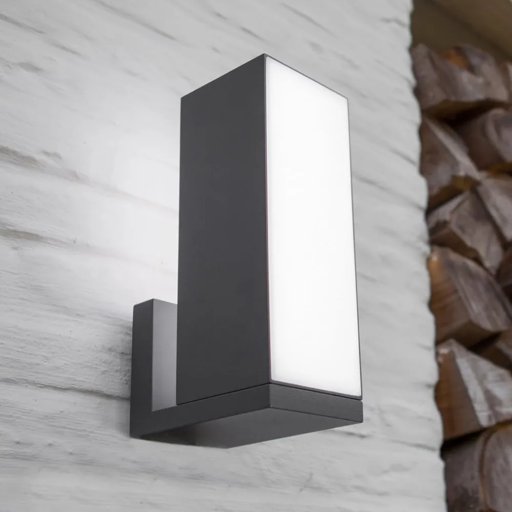 LUTEC connect Cuba utendørs LED-vegglampe CCT smart| Smarthus Utebelysning