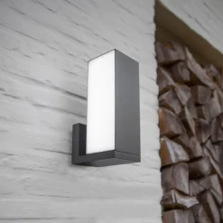 LUTEC connect Cuba utendørs LED-vegglampe CCT smart| Smarthus Utebelysning