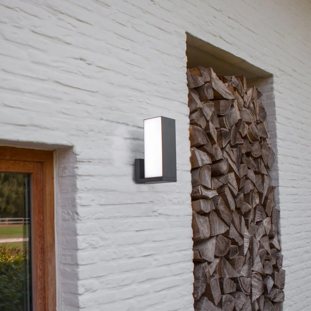 LUTEC connect Cuba utendørs LED-vegglampe CCT smart| Smarthus Utebelysning
