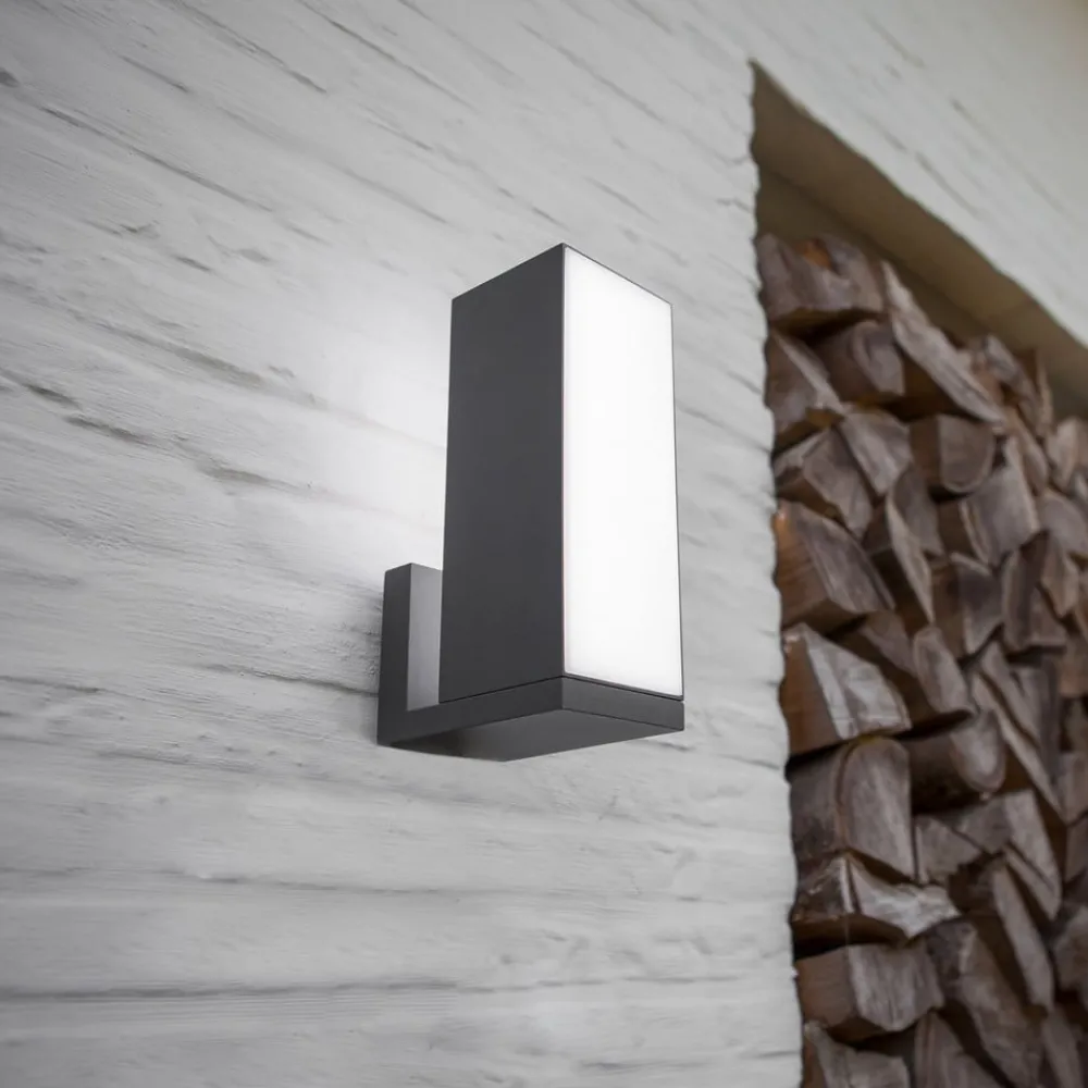 LUTEC connect Cuba utendørs LED-vegglampe CCT smart| Smarthus Utebelysning