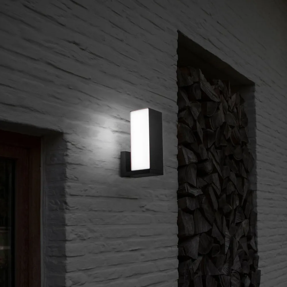 LUTEC connect Cuba utendørs LED-vegglampe CCT smart| Smarthus Utebelysning
