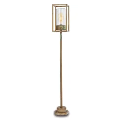 Moretti Luce Cubic³ 3371 veilampe antikk messing/klar| Gatebelysning, Pullert Belysning