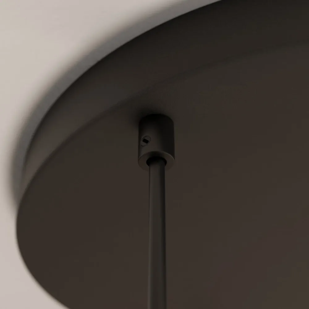 TK Lighting Cubus hengelampe, Ø 50 cm, 3 lyskilder, røykgrå, glass| Pendellamper