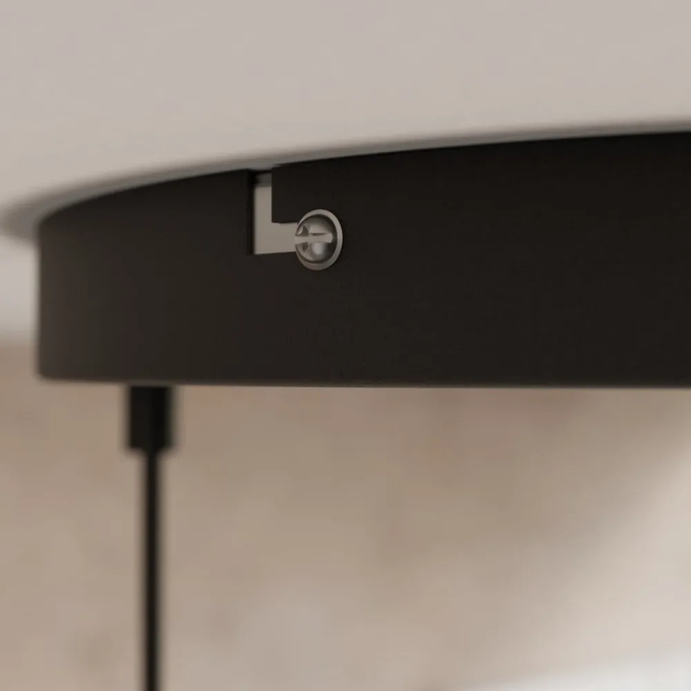 TK Lighting Cubus hengelampe, Ø 50 cm, 3 lyskilder, røykgrå, glass| Pendellamper