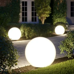 Nowodvorski Lighting Cumulus M terrasselampe, hvit, plast, Ø 45 cm, IP44| Dekorasjonsbelysning|Terrassebelysning