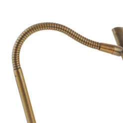 Trio Lighting Curtis bøybar LED-bordlampe, antikk messing Sale