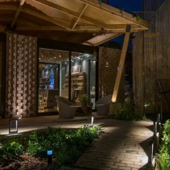 FARO BARCELONA Das - puristisk LED-sokkellampe av aluminium| Sokkellamper