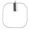 STAR TRADING Deko-hengelampe Shape med kvadrat, sølv Clearance