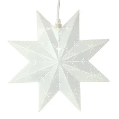 STAR TRADING Dekostjerne Classic av metall, hvit| Julebelysning|Dekorasjonsbelysning