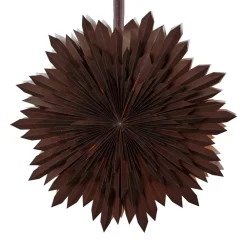 STAR TRADING Dekostjerne, Ice, papir, uten fatning, brun New