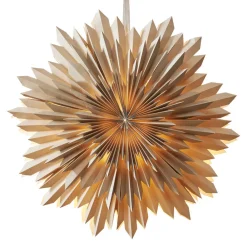 STAR TRADING Dekostjerne Ice, papir, uten fatning, beige Best