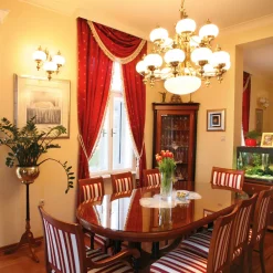 ORION Delia lysekrone, messingfarget Ø 100 cm, 16-lys, glass Best