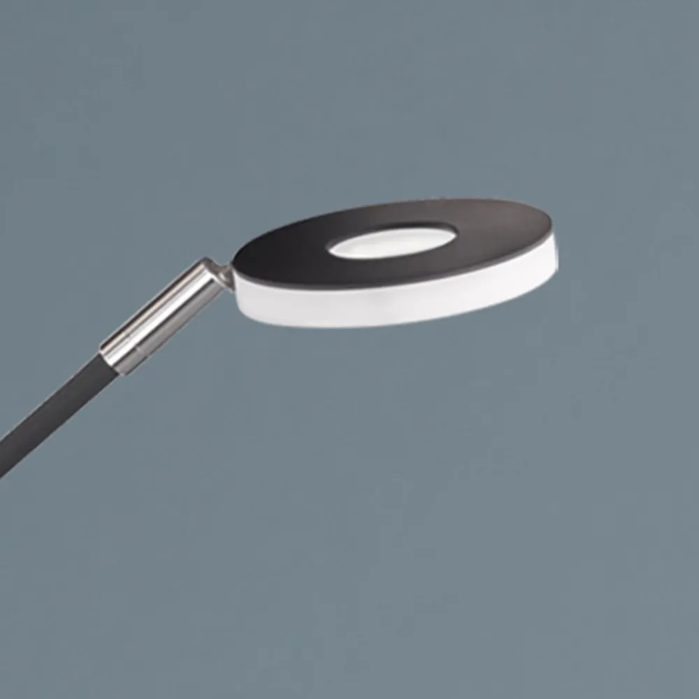 FISCHER & HONSEL Dent LED-gulvlampe, dimbar, CCT, 2 x 6W svart Clearance