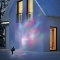 Näve Disco LED-projektorlampe for fasadebelysning| Julebelysning