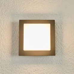 Lucande Diskret Celeste utendørs LED-vegglampe| Vegglamper Utendørs