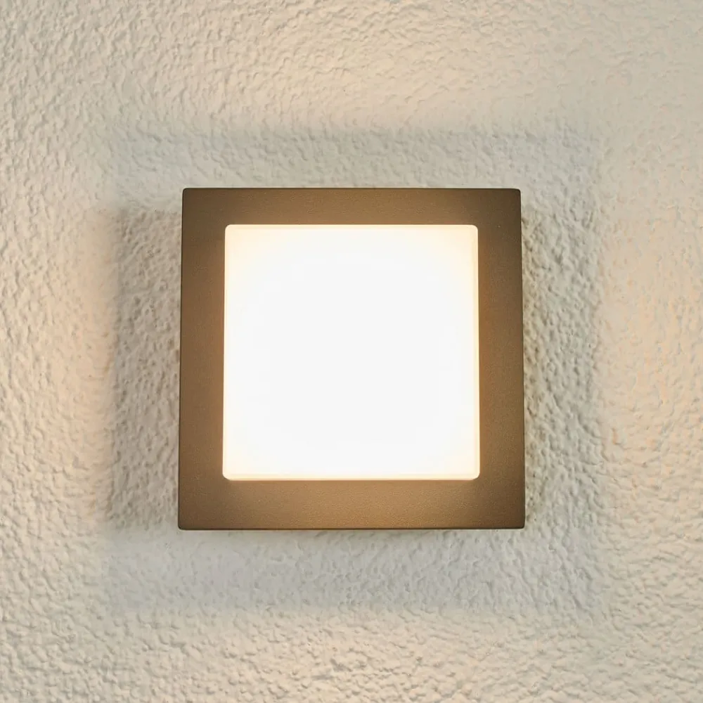 Lucande Diskret Celeste utendørs LED-vegglampe| Vegglamper Utendørs