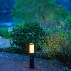 Brilliant Dody Sensor sokkellampe, svart, metall, plast, E27 Discount