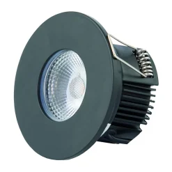 DOTLUX MULTIsun LED-innfellingslampe, rund, svart Clearance