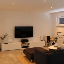 DOTLUX MULTIsun LED-innfellingslampe, rund, svart Clearance