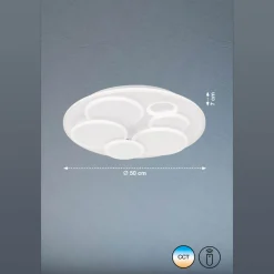 FISCHER & HONSEL Dots LED-taklampe, tunable white, dimbar New