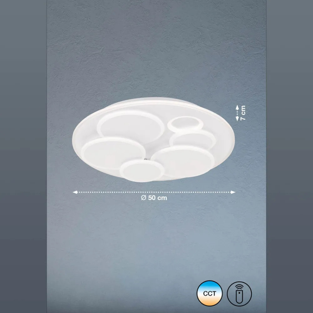 FISCHER & HONSEL Dots LED-taklampe, tunable white, dimbar New