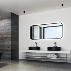 Eko-Light Downlight Bima, rund svart Hot