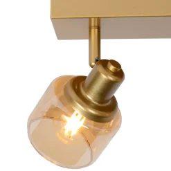 Lucide Downlight Bjorn, 2 lyskilder, gull/messing Clearance