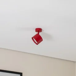 Argon Downlight Chloe justerbar med 1 lyskilde, rød New