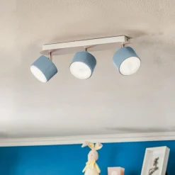 Eko-Light Downlight Cloudy med 3 lyskilder, blå| Spotter I Tak