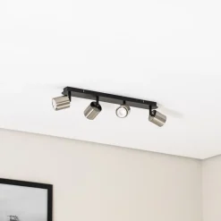 Luminex Downlight Demia, svart/nikkel, 66 cm lang, GU10| Spotter I Tak