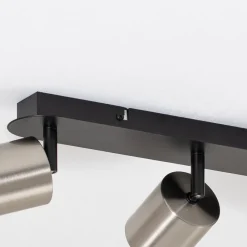 Luminex Downlight Demia, svart/nikkel, 66 cm lang, GU10| Spotter I Tak