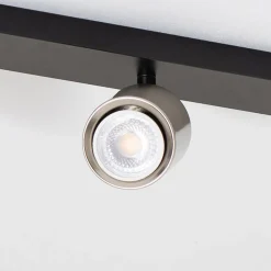 Luminex Downlight Demia, svart/nikkel, 66 cm lang, GU10| Spotter I Tak