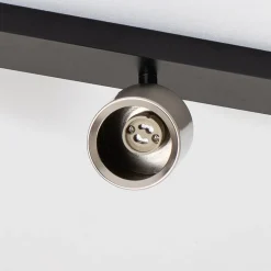 Luminex Downlight Demia, svart/nikkel, 66 cm lang, GU10| Spotter I Tak