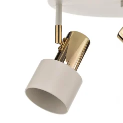 Argon Downlight Destin, 3 lyskilder, hvit/messing Outlet