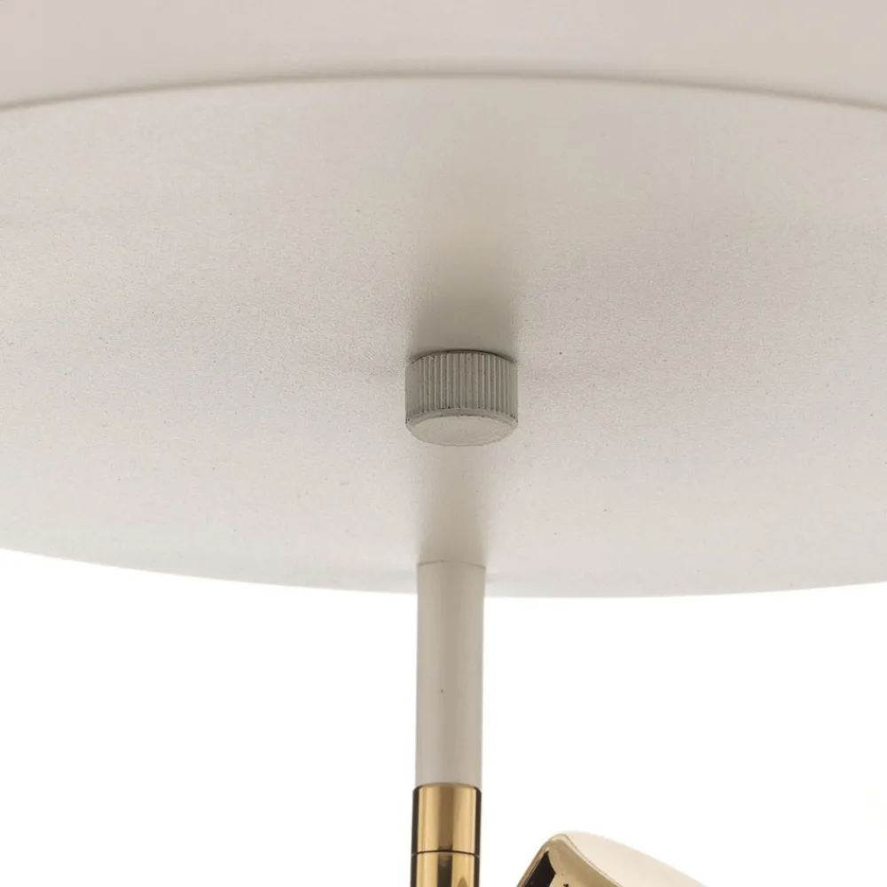 Argon Downlight Destin, 3 lyskilder, hvit/messing Outlet