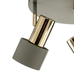 Argon Downlight Destin, 3 lyskilder grønn/messing| Spotter I Tak