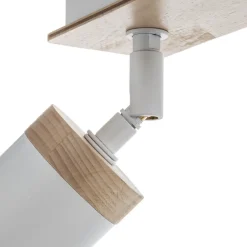 EMIBIG LIGHTING Downlight Elba med tre detaljer, 3 lyskilder, hvit Online