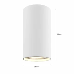 Nowodvorski Lighting Downlight Eye S i sylinderform, hvit Sale