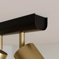 Nowodvorski Lighting Downlight Eye Spot 6 lyskilder, svart/messing Hot