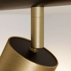 Nowodvorski Lighting Downlight Eye Spot 6 lyskilder, svart/messing Hot