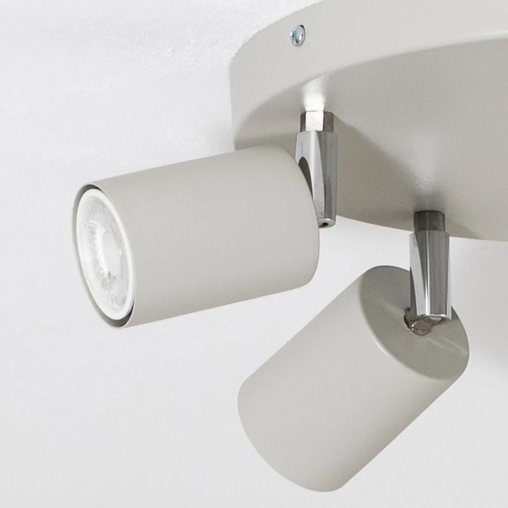 Luminex Downlight Fun, grå, Ø 30 cm, justerbar, GU10 Outlet