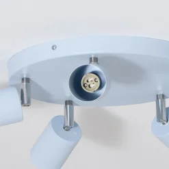 Luminex Downlight Fun, lyseblå, Ø 30 cm, justerbar, GU10| Spotter I Tak