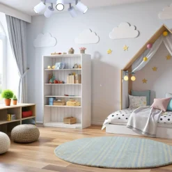 Luminex Downlight Fun, lyseblå, Ø 30 cm, justerbar, GU10| Spotter I Tak